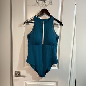 Knix Zip-Front Racerback Swimsuit